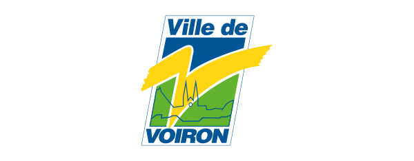 Logo de la ville de Voiron (Isère), partenaire du GETH