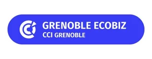 LOGO - CCI Grenoble Ecobiz Logo de Grenoble Ecobiz, partenaire du GETH