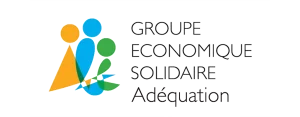 LOGO - Groupe économique solidaire Adéquation Logo du groupe économique solidaire Adéquation, partenaire du GETH