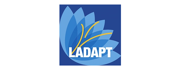 Logo de l'association Ladapt, adhérente et partenaire du GETH.