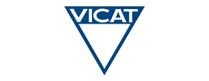 LOGO - Vicat Logo de l'entreprise Vicat, adhérente du GETH