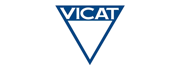 Logo de l'entreprise Vicat, adhérente du GETH