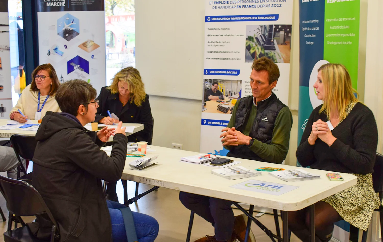 Journée HEJ - Handicap Emploi Jeunes 2024 - stand AFB