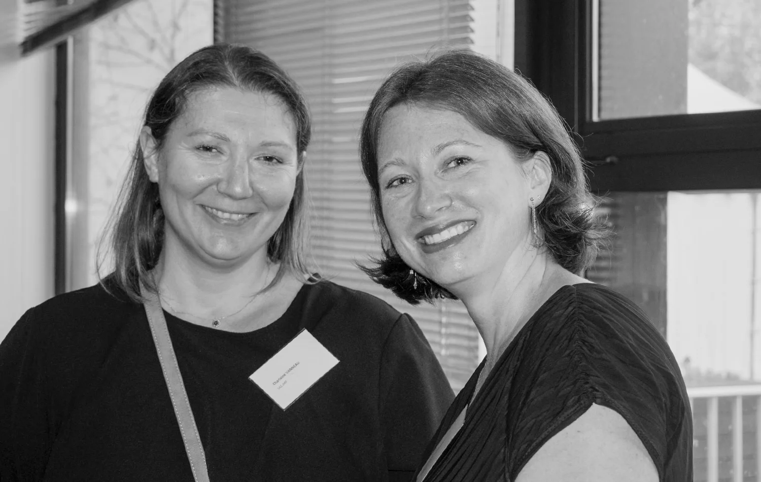 Assemblée générale 2023 du GETH - portrait d'Alexandra Thibaud et Charlaine Vanne