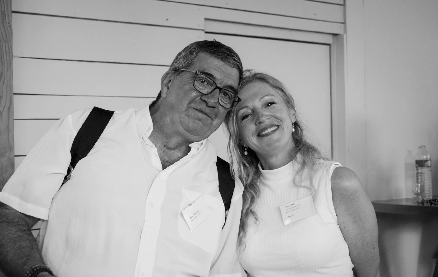 Assemblée générale 2023 du GETH - portrait de Miguel Fernandez et Céline Teppoz