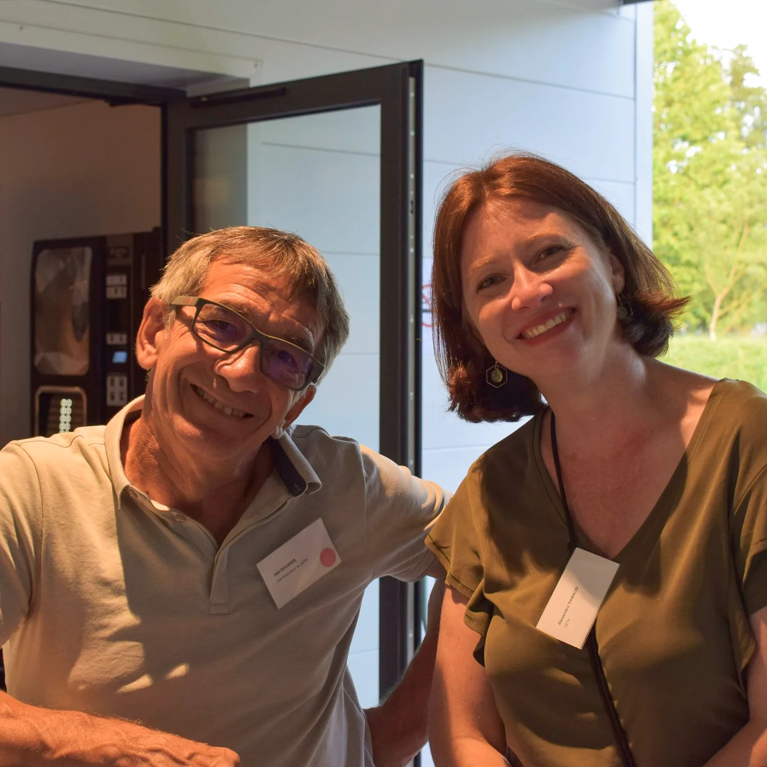 Visuel Actu Evénement - AG2024 - Portrait J.Gourdol et A.Thibaud Assemblée générale 2024 du GETH - portrait de Joël Gourdol et Alexandra Thibaud