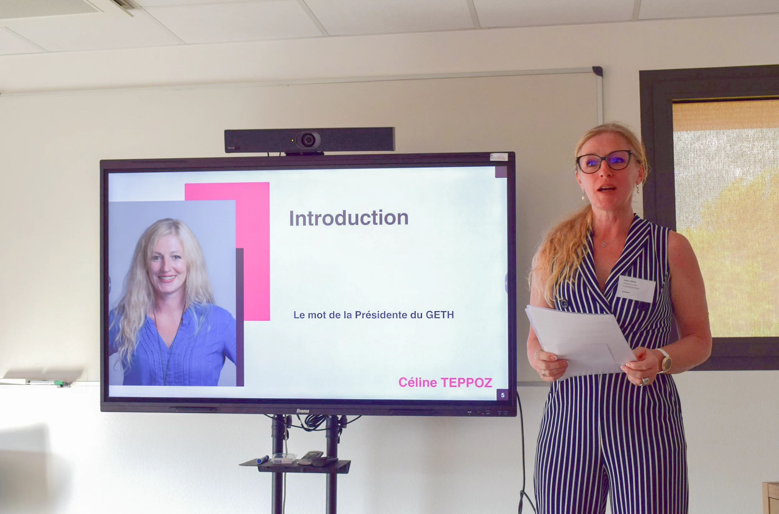 Assemblée générale 2025 du GETH - discours de la présidente, Céline Teppoz