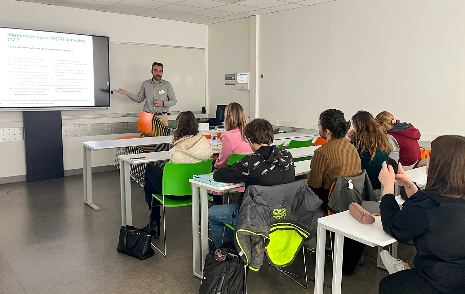 Journée HEJ 2023 - atelier Aborder le handicap dans sa recherche d'emploi proposé par Cap Emploi