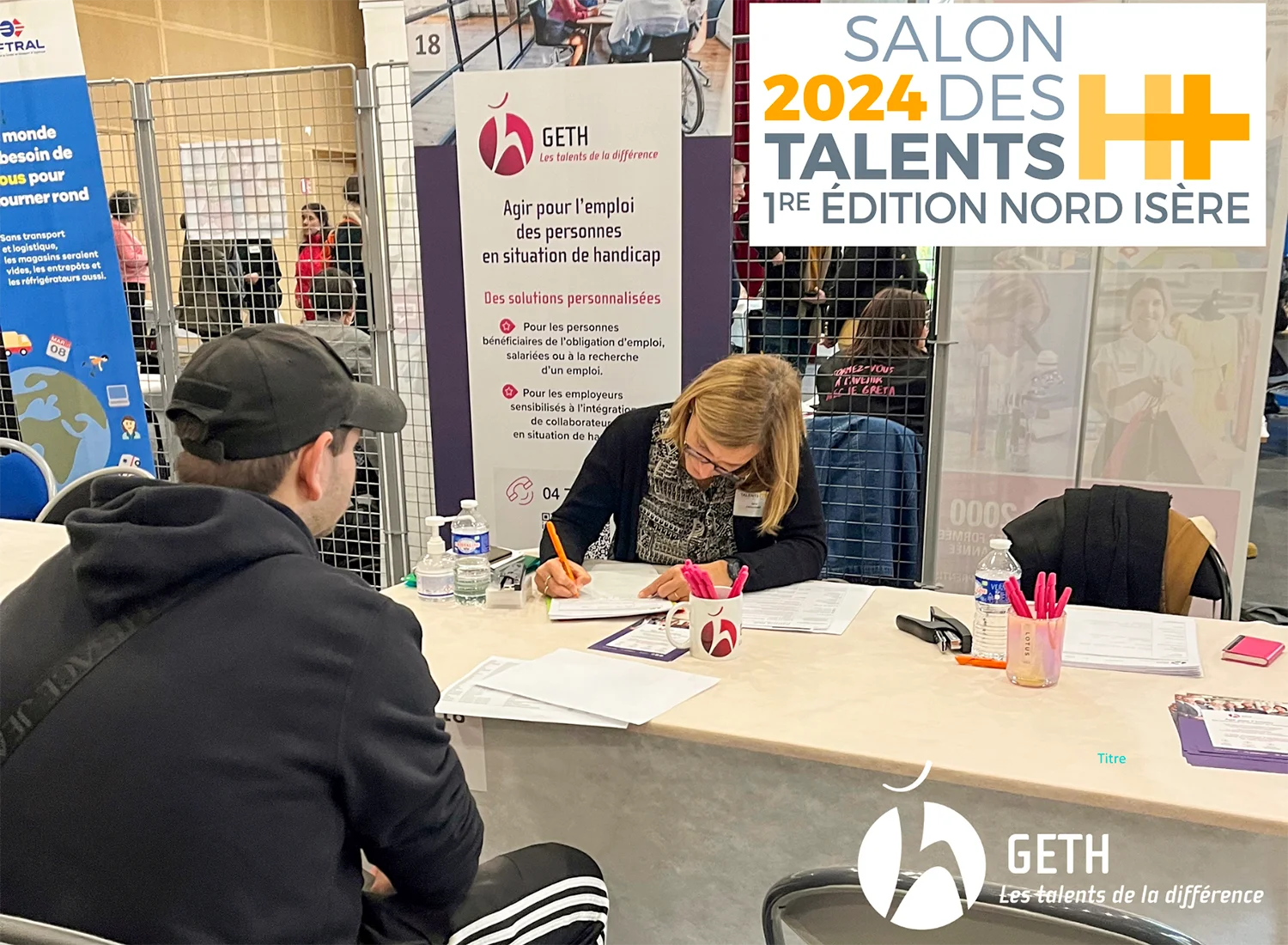 Semaine européenne pour l'emploi des personnes handicapées (SEEPH) 2024 - stand du GETH à au Salon des Talents