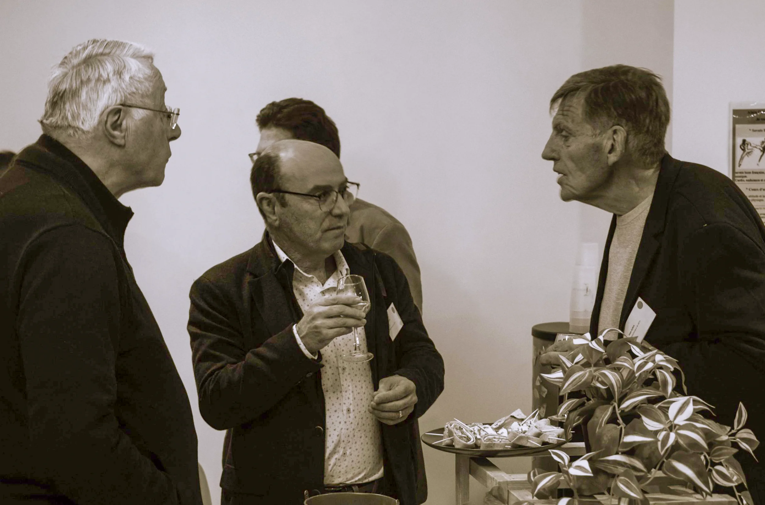 Soirée des adhérents du GETH, le 27 mars 2025, cocktail dinatoire