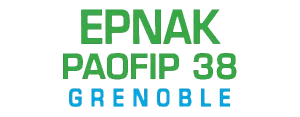 LOGO - Epnak Paofip 38 Logo de l'entreprise Epnak - Paofip 38, adhérente du GETH