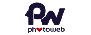 LOGO - Photoweb Logo de l'entreprise Photoweb, adhérente du GETH