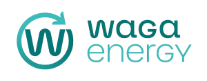 LOGO - Waga Energy Logo de Waga Energy, entreprise adhérente du GETH