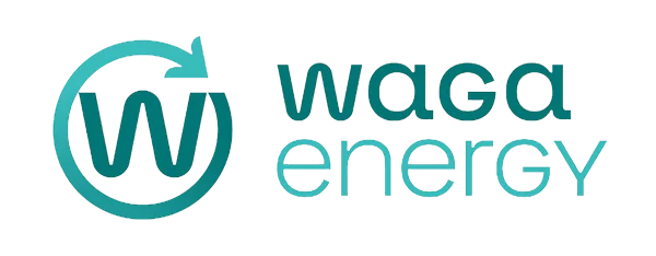 Logo de Waga Energy, entreprise adhérente du GETH